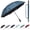 Navy Blue/ Black UV Coating, variant on 72 Inch Automatic Open Golf Umbrella, Extra Large Vented Stick Umbrellas with Windproof Double Canopy