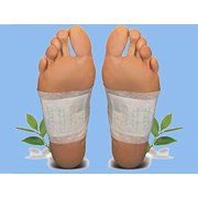 10 Kinoke Detox Foot Patches Pads & Adhesive Sheets- 5 Day Supply- Natural In...