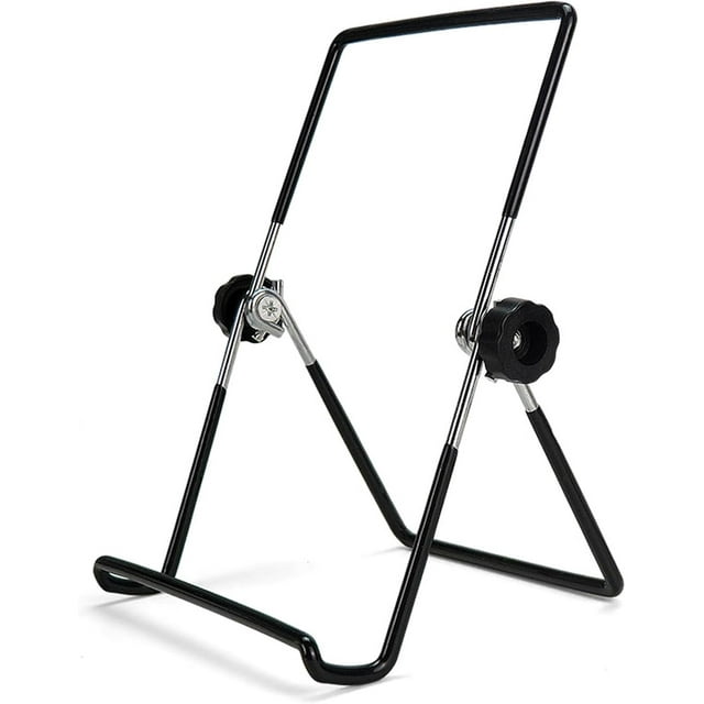 Yazoeia Music Bookshelf Holder Display Stand Adjustable 160-degree Angle Rotation Stable Support Plate Book Stand Holder Bookshelf for Bedroom Organization Black S CJC912-197927