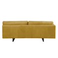 thumbnail image 4 of ACME Radia Sofa with Pillow in Yellow Turmeric Top Grain Leather, 4 of 6