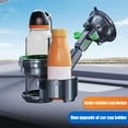 thumbnail image 3 of KRONDO Recessed Folding Cup Drink Holder,Suction Cup Car Drink Holder for Bottles and Tumblers,Car Console Cup Holder Auto Accessories,Adjustable Bottle Holder for Can Tumblers Mugs Beverage Cups, 3 of 9
