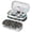Game Controller Black-3, variant on Game Controller Black Pattern Large Capacity Double Layer Pencil Case, Stationery Storage Pouch Bag, 8.66"x4.13"x3.54"