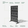 thumbnail image 3 of Veradek Outdoor Privacy Screen 3-Panel Set w/ Stand - (Star), 3 of 10