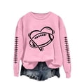 thumbnail image 2 of YVNAURA Womens Fall Winter Crew Neck Sweatshirt Loose Fit Long Sleeve Casual Pullover Oversized Round Neck Tunic Top Cozy Fleece for Daily Wear 2026, Pink,L, 2 of 3