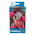 thumbnail image 3 of Dr. Brown's Lovey Pacifier and Teether Holder, 0-6m, Zebra With Pink Pacifier, 3 of 5