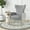 Light Grey, variant on UIXE Modern Accent Chair for Living Room Velvet Sherpa Armchair,White Comfy Arm Sofa Chair