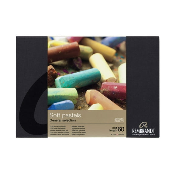 Rembrandt Pastel Half Stick Set, 60-Colors