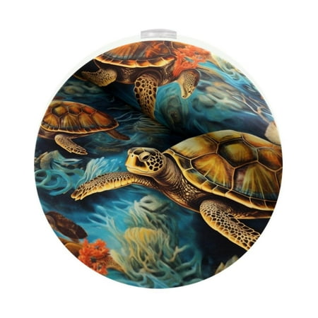 

Sea Turtle Small LED Night Light - Inductive Light Control Wall Light