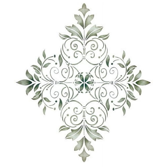 Small Decorative Diamond Wall Stencil by DeeSigns