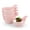 Pink, variant on Ceramic Dipping Bowls, Small Bowls for Dipping with Handle, Condiment Cups Soy Sauce Dish, Porcelain Ramekins, Sauce Holders, Containers for Small Side Dishes Dips - 3 oz, Set of 6, Black