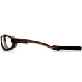 thumbnail image 3 of Gafas de seguridad Carhartt Toccoa con montura negra/tostada y lentes transparentes, 3 of 4