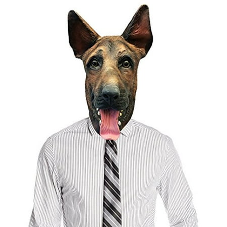 German Shepherd Dog Costume Face Mask - Off the Wall Toys Kennel Club