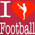 thumbnail image 3 of CafePress - I Love Football Dark T Shirt - Men's Classic Graphic Cotton T-Shirt, 3 of 4