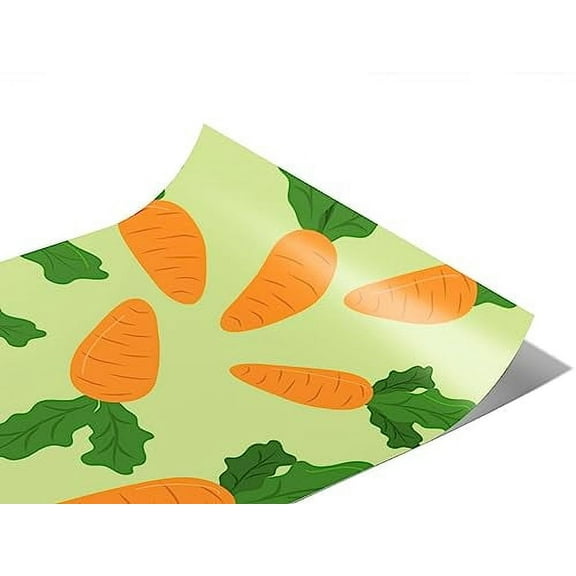 Rwraps Carrot Vegetable Darling Danvers Gloss Vinyl Film Wrap 59in x 10ft Vinyl Vehicle Car Film