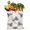 White-570, variant on Cute Koala & Eucalyptus Tote Bag – Cartoon Bear Pattern Canvas Bag for Wildlife Lovers