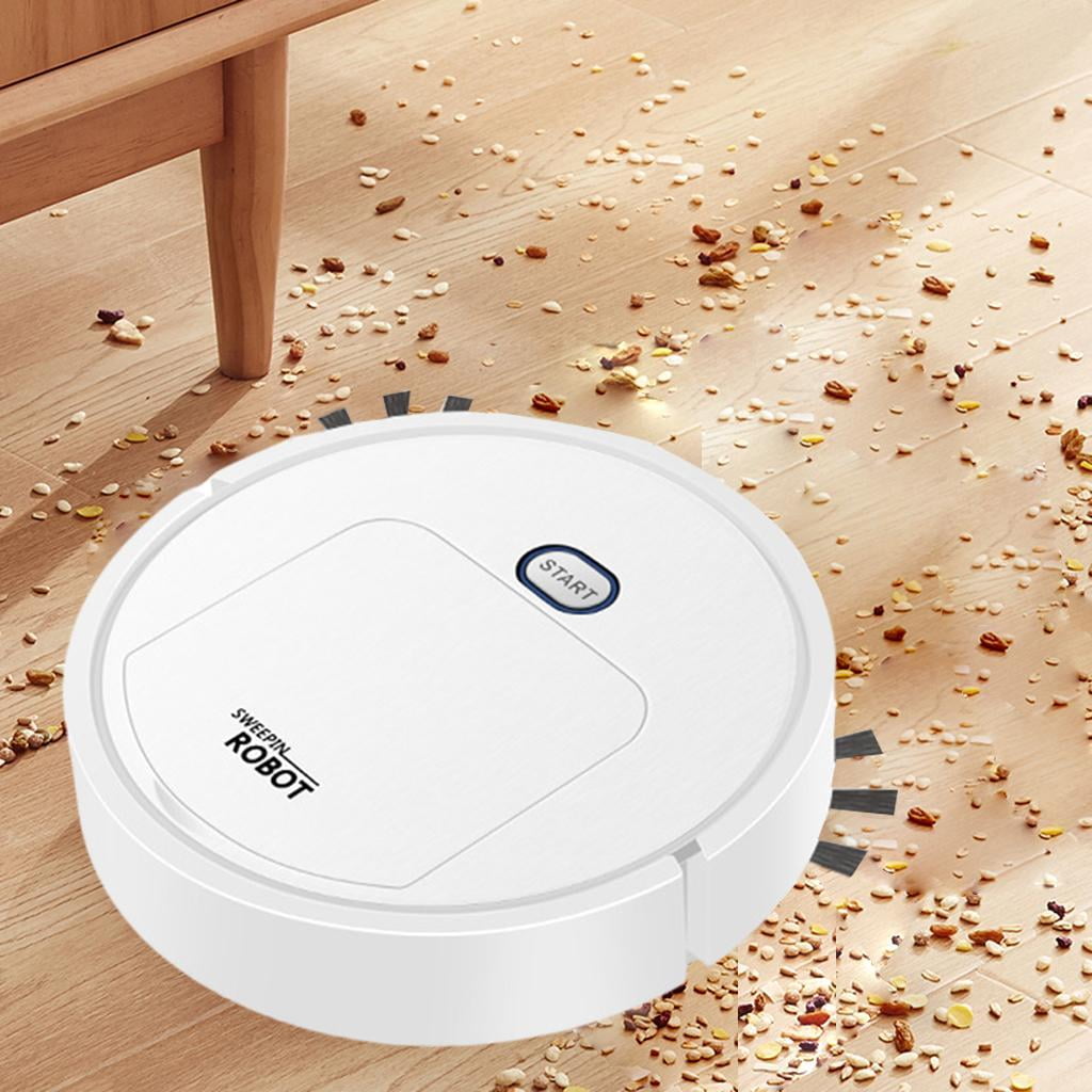 Fiocias Intelligent Mopping Robot Three in One Multifunction Sweeping Robot Robot Vacuum White