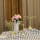 thumbnail image 5 of Candelabro de hierro para mesa de comedor, decoración para hotel, boda, restaurante occidental, candelabro para cena, uno, tres, cinco, 5 of 5