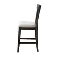thumbnail image 4 of Chaise de Comptoir en Tissu de Lin Naturel Napa et Bois, 4 of 8