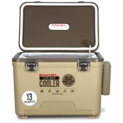 ENGEL 13 Qt Live Bait Pro Cooler with Rechargeable Aerator - Silver 13 Qt