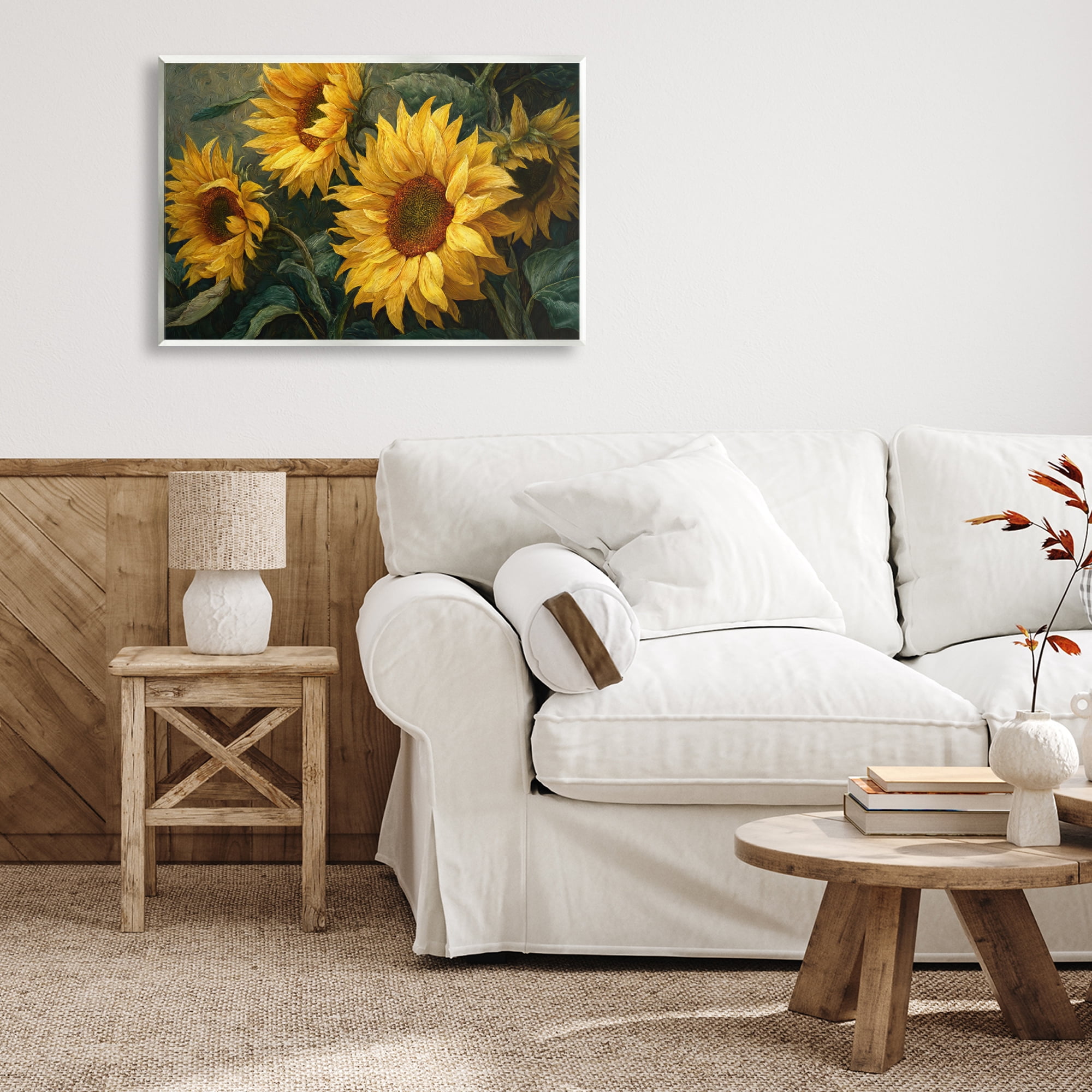 Stupell Industries Sunflowers For The Soul Wall Plaque Art, design by Tina LeCour