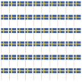 thumbnail image 1 of 100Pcs Flag Toothpicks Flags Cupcake Toppers Cake Topper Decorations Party Supplies, 1 of 5