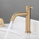 thumbnail image 3 of Brush Gold Single Cold Basin Faucet 304 Material Basin Mixer-a, 3 of 4