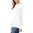 thumbnail image 5 of Womens Cotton Long Sleeve Crew Neck Shirt, 5 of 7