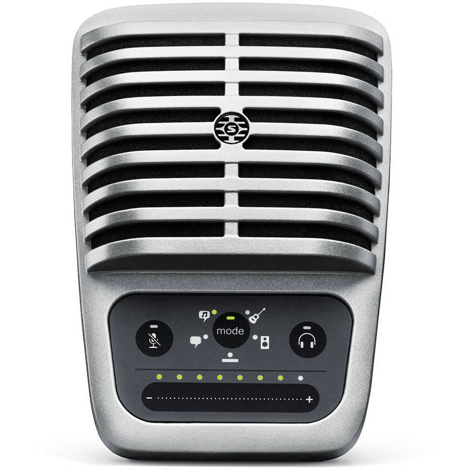 Shure MV88 iOS Digital Stereo Condenser Microphone for Music Studio & Podcast Recording with Lightning Connector - Walmart.com Shure MV88 iOS Digital Stereo Condenser Microphone for Music Studio & Podcast Recording with Lightning Connector - Walmart.com