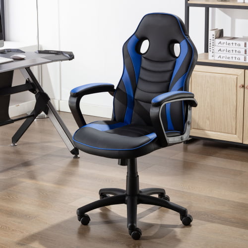GAMING CHAIR RACING COMPUTER LEATHER HIGH BACK RECLINER OFFICE DESK SWIVEL SEAT