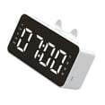 thumbnail image 2 of Reloj despertador Radio Reloj de escritorio Pantalla LCD Reproducción de música compatible con Bluetooth Alarma digital para oficina en casa, Blanco Inevent EL001109-02B, 2 of 7