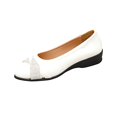 thumbnail image 2 of YOUYEDIAN Women's Lightweight Fashion Rhinestone Wedge Shoes, Glitter Ballet Pumps,Comfortable Orthopedic Slip-On Round Toe Low Heel Casual Shoes Low Heel Beige, 2 of 6