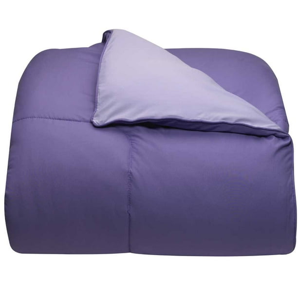 Fully Reversible Comforter in Purple & Lavender, Twin and Twin XL Size