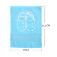thumbnail image 4 of Travel Shoes Storage Bag Sandals Sneakers Slippers Dustproof Drawstring Pouch Portable, Medium, Sky Blue, 4 of 6