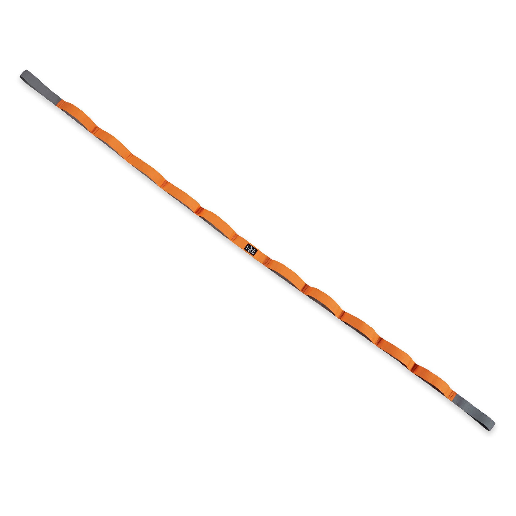 Athletic Works Recovery Stretch Strap, 39" Strap, Exercise Band-Orange