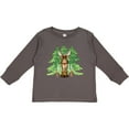 thumbnail image 3 of Inktastic Alaska Moose and Trees Boys or Girls Long Sleeve Toddler T-Shirt, 3 of 5