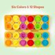 thumbnail image 2 of Matching Eggs 12 Pcs Set Color & Shape Recoginition Sorter Puzzle For Easter, 2 of 5
