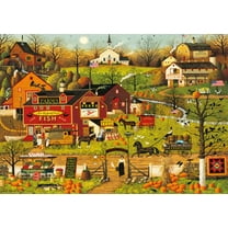 500 Piece Jigsaw Puzzle - Charles Wysocki - Blackbirds Roost at Mill Creek - 500 Large Piece Jigsaw Puzzle