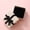 White + Black band, variant on Exquisite Gift Box, 3.0 x 3.0 x 1.4in Elegant Small Packaging Container for Jewelry, Decorative Cardboard Present Box