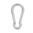 thumbnail image 1 of Silver Colour Carabiner, Wide Application Snap Hook, For Camping Hiking, 1 of 8