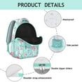 thumbnail image 4 of "Flamingo Themed Backpack - Stylish School Bookbag for Women & Men, Waterproof College Bag with Multiple Pockets, Great Gift for Students", 4 of 6