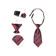 thumbnail image 3 of INSPIRE CHIC Cute Uniform Tie Pre-tied Striped Short Ties for Women School Casual, 3 of 6