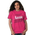 thumbnail image 3 of Cute Funny Favorite Cool Auntie Aunt Women's Graphic T Shirt Tees Brisco Brands M, 3 of 6