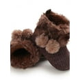 thumbnail image 4 of Topumt Baby Boys Girls Fleece Fur Knit Winter Warm Snow Boots Soft Sole Crib Shoes Booties for Newborn Infant Toddler, 4 of 7
