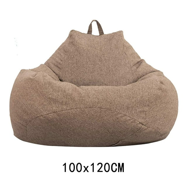 Housse de Fauteuil Poire Sans Remplissage Housse de Fauteuil Poire Classique Housse de Sofa Fauteuil de Repos Housse de Fauteuil de Rangement pour Adultes et Enfants - 100x120 cm