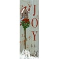 thumbnail image 2 of Swatland, Sally 11x24 Gold Ornate Wood Framed with Double Matting Museum Art Print Titled - Joy Cardinals, 2 of 4