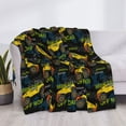 thumbnail image 3 of Uemuo Monster Truck1 Printed Throw Blanket for Couch, Fluffy Fuzzy Blankets for Bed, Sofa, Cozy Flannel Faux Fur Blanket-60"x50", 3 of 6