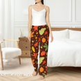 thumbnail image 6 of Lsque Autumn Leaves Print Women's Pajama Pants, Lounge Pant - Comfortable Home Wear,Elastic Waistband, Stylish Design-Small, 6 of 9