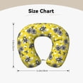 thumbnail image 5 of Disketp Honeybee Travel Pillow Memory Foam Neck Pillow Support Pillow for Camping, Sleeping Rest Cushion Airplane Pillow, 5 of 8