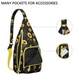 thumbnail image 2 of Farmhouse Floral Crossbody - Rustic Sunflower & Butterfly Pattern, Multi-Pocket Anti-Theft Daypack, 2 of 4