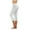 White, variant on GEWSEY Women's Active FormFlex Buttery Soft High Waist 19" Inseam Capri Yoga Workout Leggings (Dark Gray, M)